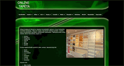 Desktop Screenshot of onlinetapeta.hu